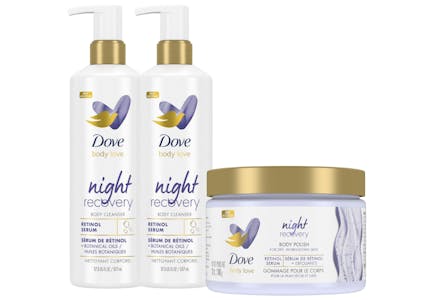 3 Dove Body Love Products