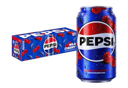 3 Pepsi Soda 12-Packs