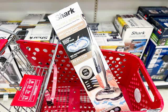 Shark Scrub and Sanitize Steam Mop, Only $94.99 at Target (Reg. $180) card image