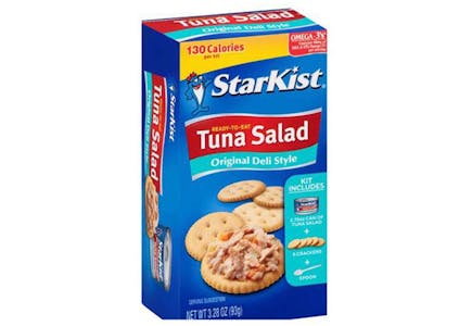 3 Starkist Tuna Salad Kits