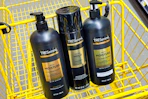 Tresemme products in a yellow shopping cart