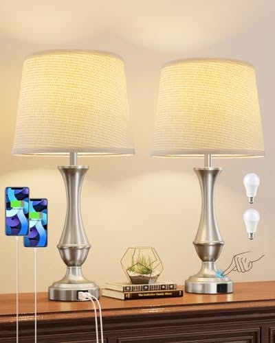 Touch Lamps Set of 2