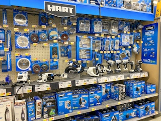 hart tools area at walmart