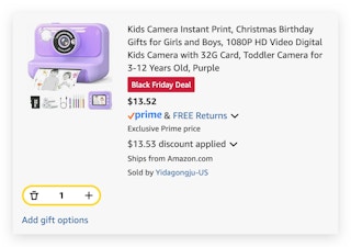 kids instant print camera