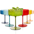 Plastic Martini Glasses 12-Pack