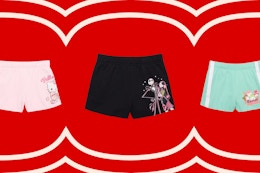 Hello Kitty, Nightmare before Christmas & Squishmallow Character Fleece Shorts for Kids'