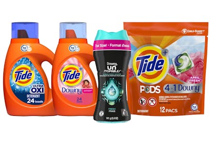 4 P&G Laundry Products