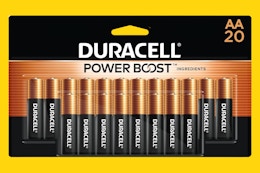 Duracell Coppertop AA Batteries 20-Pack, as Low as $8.24 on Amazon card image