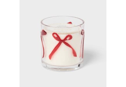 Threshold LED Glass Jar Candle