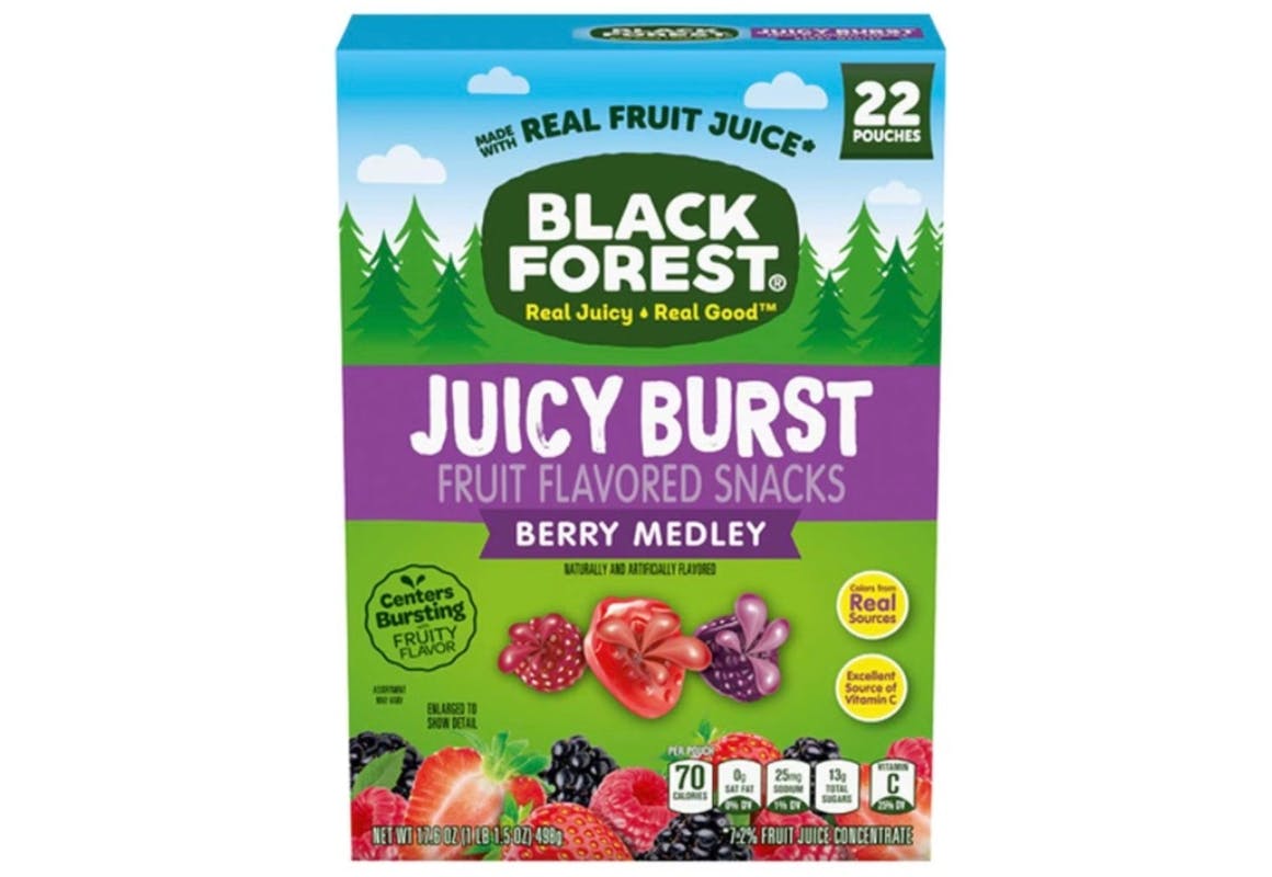 2 Black Forest Fruit Snacks Boxes