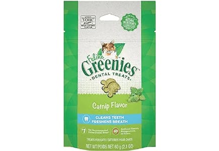 2 Greenies Cat Treat Packs