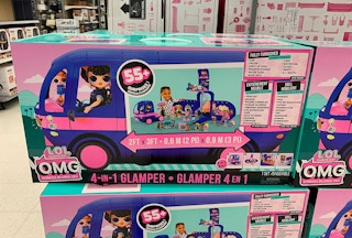l.o.l. surprise glamper fashion camper van in a box at walmart
