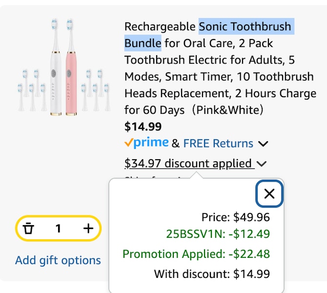 Toothbrush 2-pack