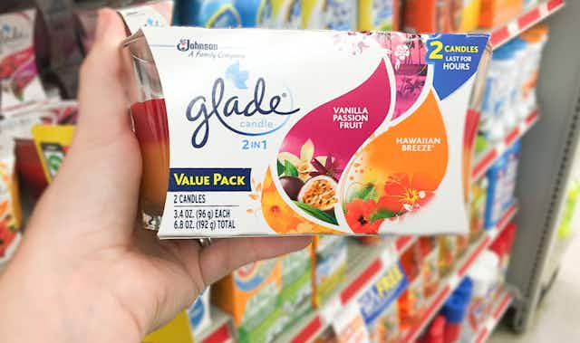 Glade Candles 2-Pack, Only $3.49 at Walgreens card image