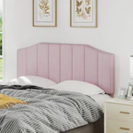 Velvet Queen Size Headboard