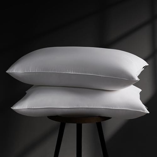 Goose Feather Down Pillow Set