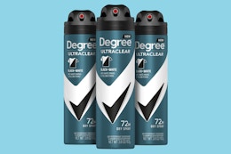 Degree Dry Spray Deodorant 3-Pack, Under $13 on Amazon card image