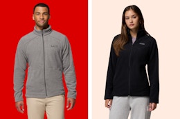 fleece columbia jackets for adults