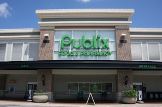 Publix grocery store entrance