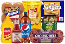 13 Burger, Soda and Chips Items