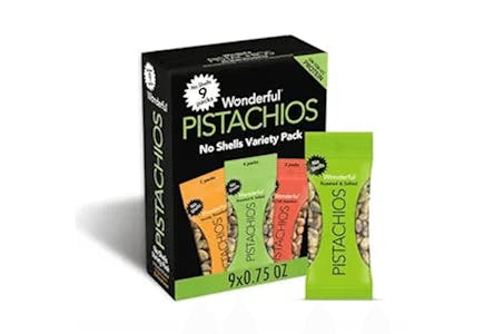 Wonderful Pistachios Snack Packs