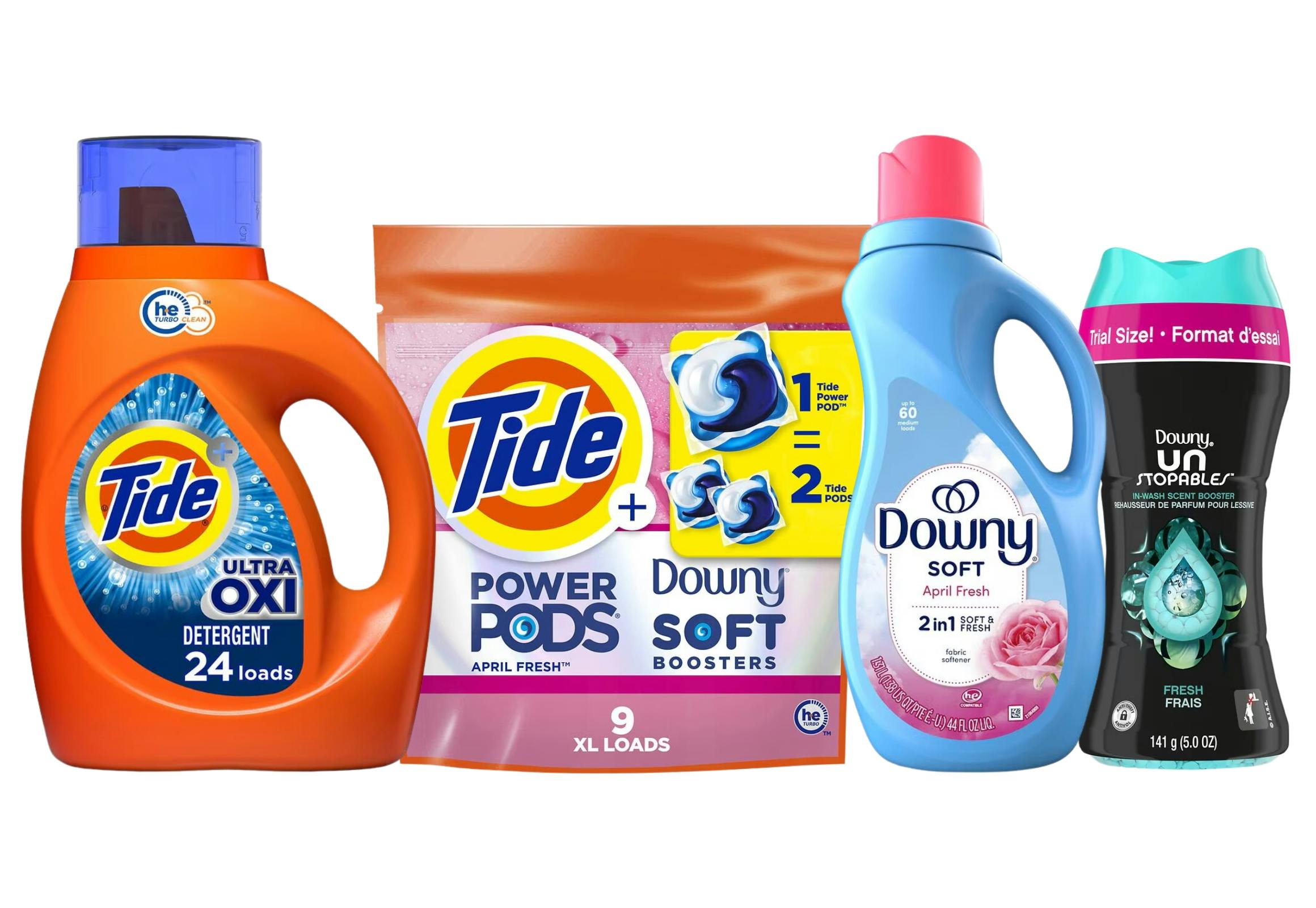 4 P&G Laundry Products