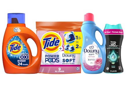 4 P&G Laundry Products