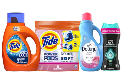 4 P&G Laundry Products