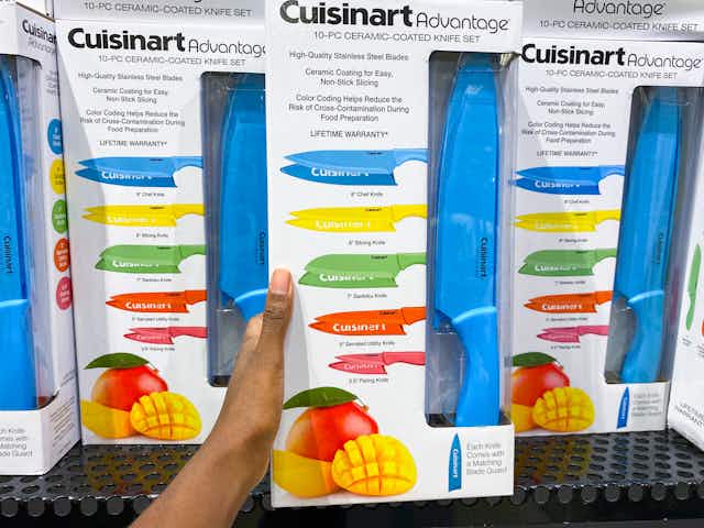 10-Piece Cuisinart Knife Sets, as Low as $13.99 at Macy's card image