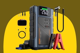 Car Battery Charger Jump Starter with Air Compressor, 4000A, 12V Jumpstart Combo 150PSI Tire Inflator