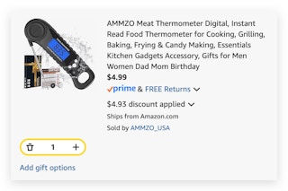 AMMZO Meat Thermometer Digital