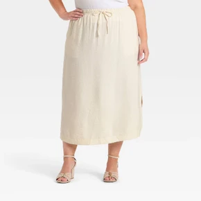 A New Day Women's Plus Skirt