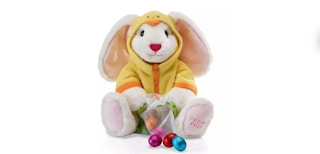 easter bunny with eggs