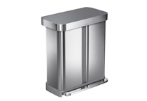 Dual-Compartment Kitchen Trash Can