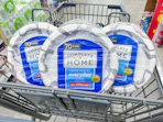 complete home paper plates in walgreens cart