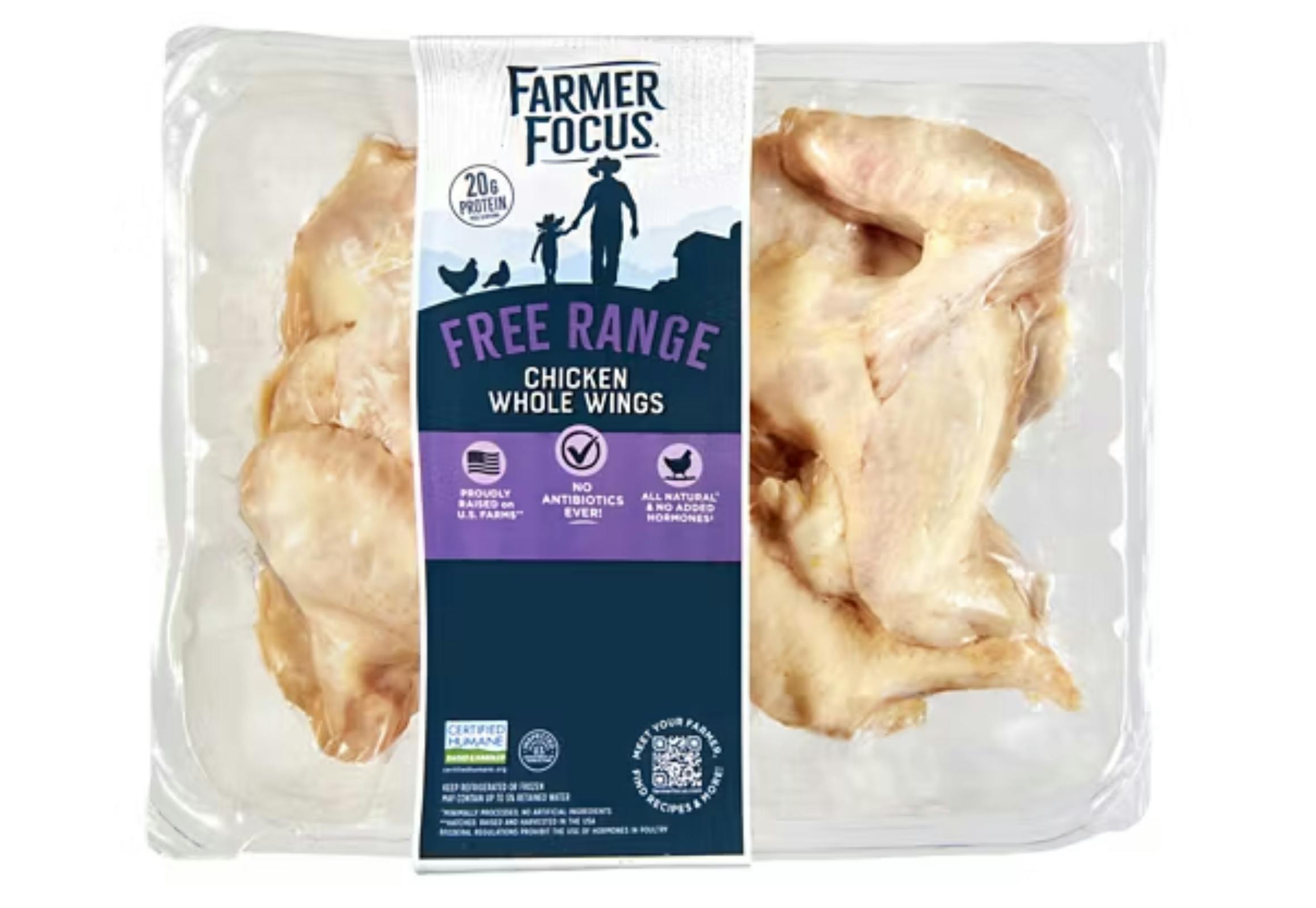 Farmer Focus Chicken Wings, per lb