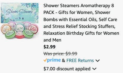 8-pack shower steamers 