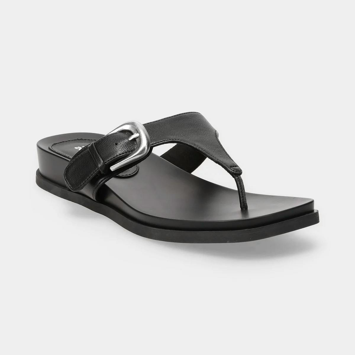Women's Buckle Thong Sandals