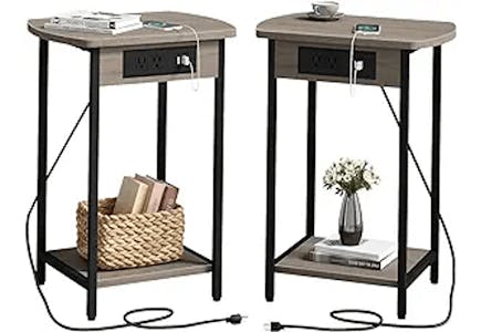 Charging Station End Tables