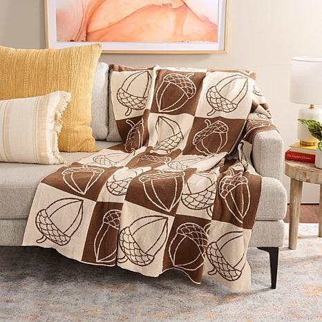 Fall Checkered Throw