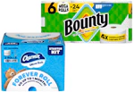 1 Charmin + 1 Bounty