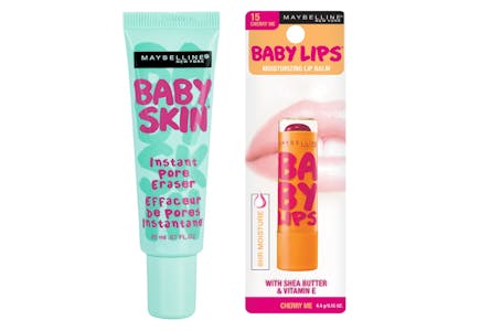 1 Maybelline Pore Eraser + 1 Baby Lips