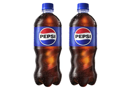 2 Pepsi Cola Sodas