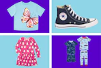 shirt shoes dress pjs collage