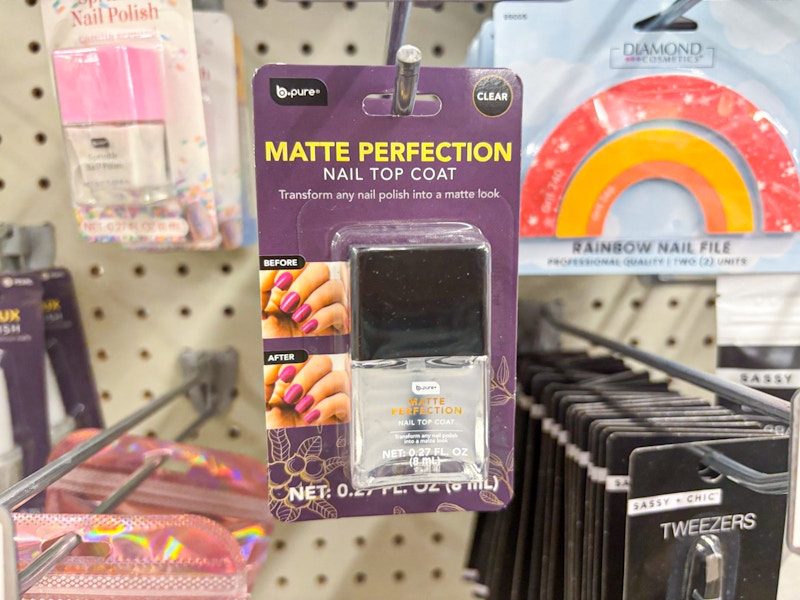 dollar tree matte perfection nail top coat