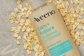 aveeno cleanser on oats