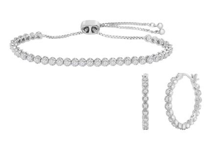 Tennis Bracelet + Free Earrings ($1,099.98 Value)