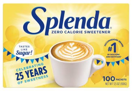 2 Splenda Sweeteners