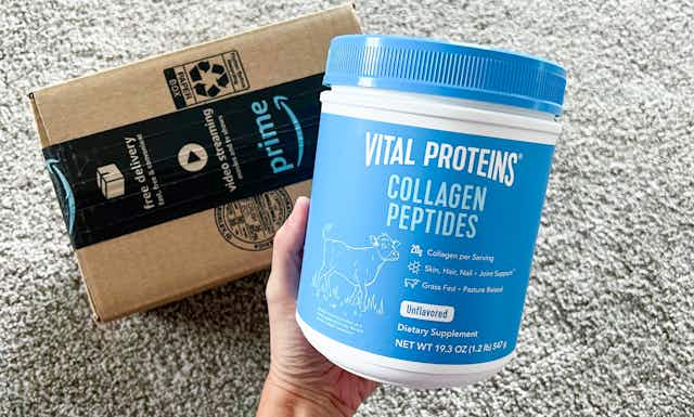 Vital Proteins Collagen Peptides Powder, $29.52 on Amazon (Reg. $47) card image