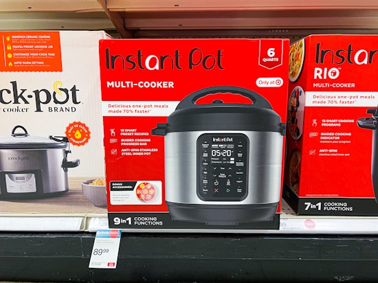 Instant Pot 9-in-1 Pressure Cooker Bundle, Only $57 at Target (Reg. $130)